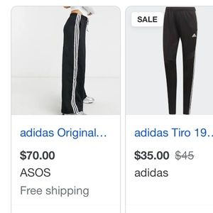 adidas original track suit pants